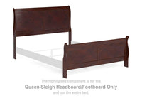 Thumbnail for Wooden queen bed frame with rails