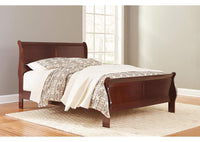 Thumbnail for Traditional queen sleigh bed frame
