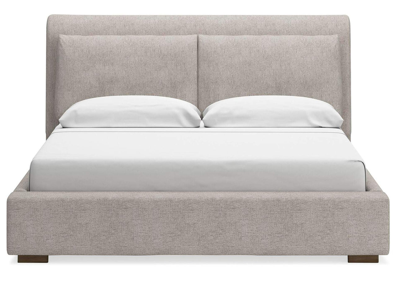 Cabalynn Queen Upholstered Bed | Farmhouse Queen Bed Frame