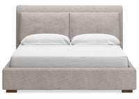 Thumbnail for Cabalynn Queen Upholstered Bed | Farmhouse Queen Bed Frame