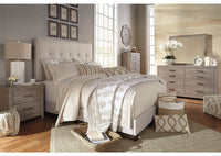 Thumbnail for Tufted queen upholstered bed frame