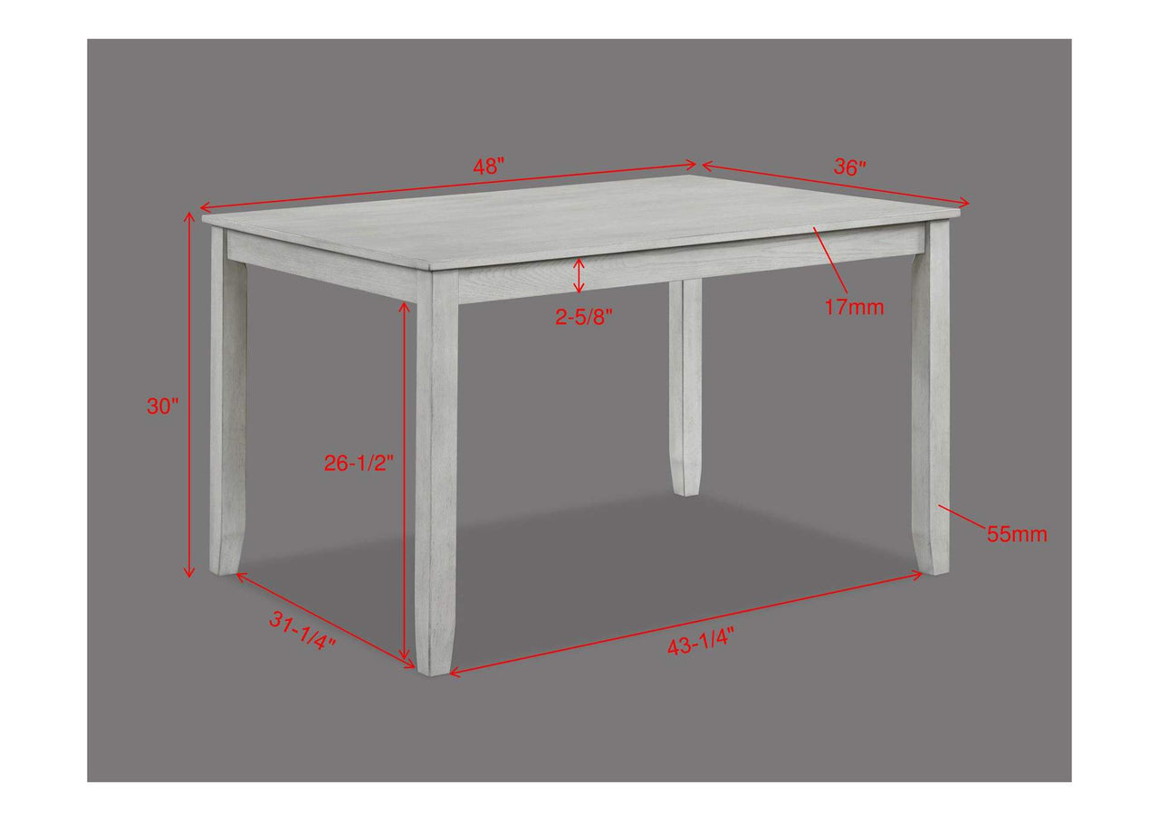 Henderson 5-Pack Dinette Set - Driftwood