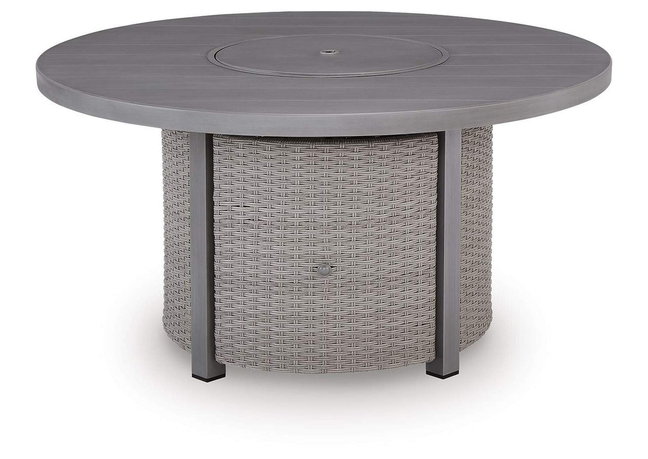 Half Moon Beach Outdoor Fire Pit Table