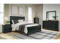 Thumbnail for Lanolee Queen Panel Bed | Modern Farmhouse Queen Bed Frame