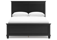 Thumbnail for Lanolee Queen Panel Bed | Modern Farmhouse Queen Bed Frame
