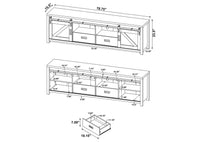 Thumbnail for Madra 2-Door Engineered Wood 79-Inch TV Stand
