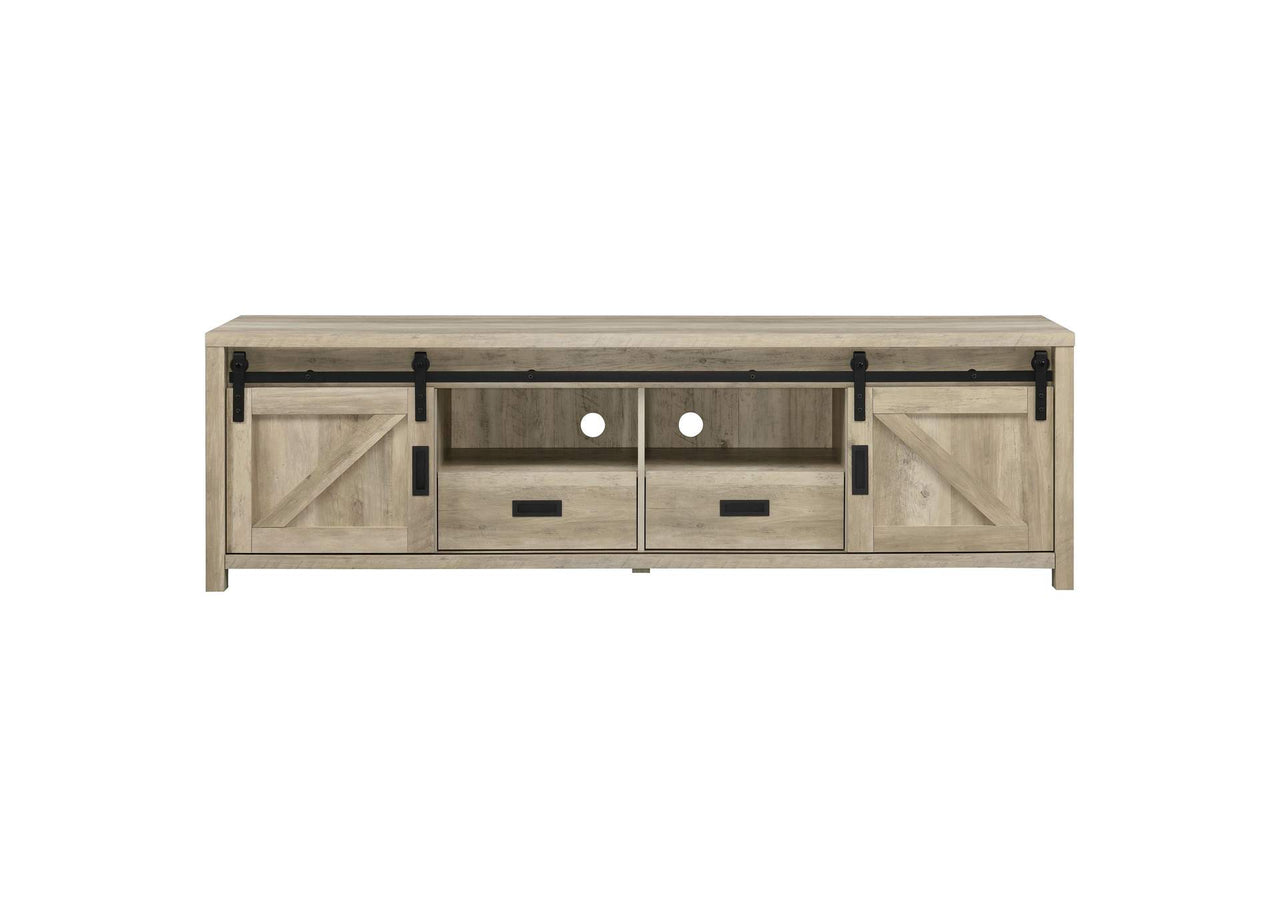 Madra 2-Door Engineered Wood 79-Inch TV Stand