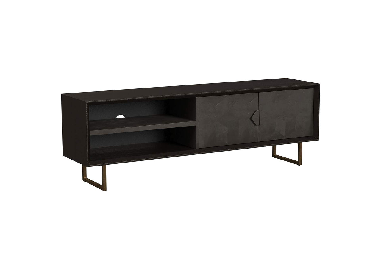Marsden 2-Door Mango Wood 70-Inch TV Stand