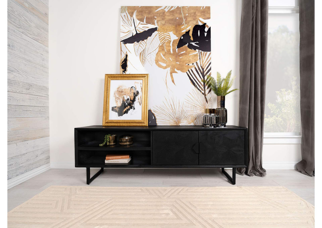 Marsden 2-Door Mango Wood 70-Inch TV Stand