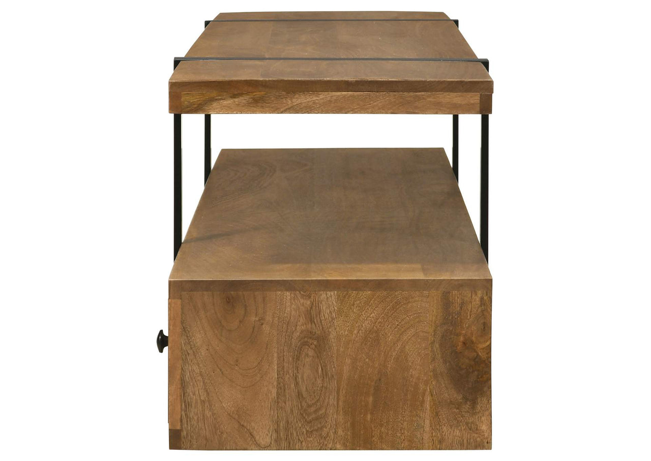 Otto 5-Drawer Mango Wood 70-Inch TV Stand