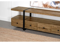 Thumbnail for Otto 5-Drawer Mango Wood 70-Inch TV Stand