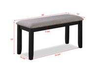 Thumbnail for Paige 6-Pack Dinette Set with Bench