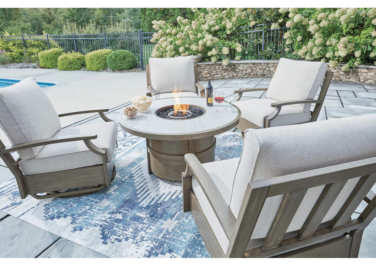 Rainier Ranch Fire Pit Table