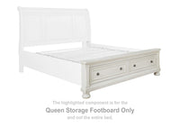 Thumbnail for Robbinsdale Queen Sleigh Bed with Storage | Queen Storage Bed
