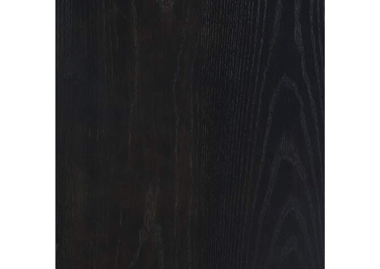 Rowanbeck Queen Upholstered Panel Bed | Black Queen Bed Frame