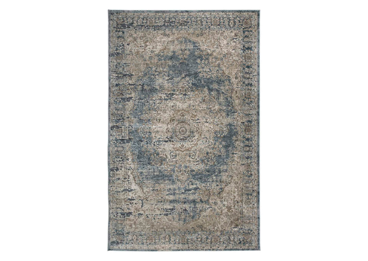 South Area Rug | Faded Medallion Rug for Living Room