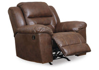Thumbnail for Padded faux leather recliner chair
