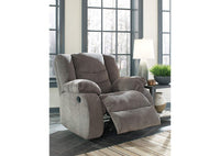 Thumbnail for Soft fabric rocker recliner chair
