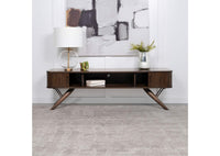 Thumbnail for Valna Wood 71-Inch TV Stand with Sliding Doors
