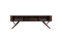 Thumbnail for Valna Wood 71-Inch TV Stand with Sliding Doors